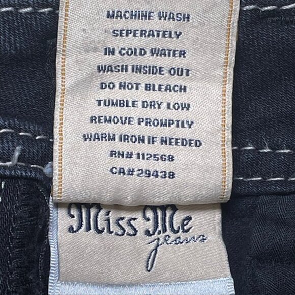 MISS ME Jewel Embellished Skinny Jeans - Size 26 - Picture 15 of 15